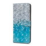 Peněženkové pouzdro na Samsung Galaxy S20 - 3D Pattern - Sea Water Sand