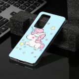 Gumový kryt Luminous na Huawei P40 -Star Unicorn