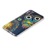 Gumový kryt na Huawei P40 Lite  - Luminous -Blue Owl