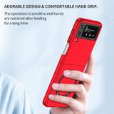 Plastový kryt Magsafe pro Samsung Galaxy Z Flip4 - Červená
