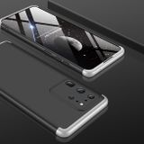 Gumový kryt na Samsung Galaxy S20 Ultra - GKK - Black+Silver