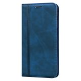 Peněženkové kožené pouzdro Business pro Samsung Galaxy A73 5G - Modrá