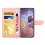 Peněženkové kožené pouzdro BUTTERFLY pro Samsung Galaxy A04s - Růžová