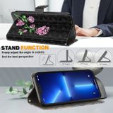 Peňeženkové 3D puzdro PAINTED pro Samsung Galaxy A04s - Růže
