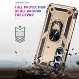 Gumový kryt SHOCKPROOF TPU + PC pro Samsung Galaxy S23 5G - Zlatá