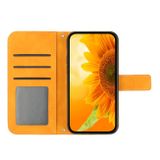 Peněženkové kožené pouzdro Sun Flower pro Samsung Galaxy A73 5G - Žlutá