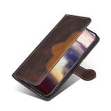 Peněženkové kožené pouzdro SKIN FEEL pro Samsung Galaxy A04s - Hnědá