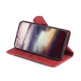 Peněženkové kožené pouzdro SKIN FEEL pro Samsung Galaxy A04s - Červená