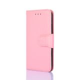 Peněženkové kožené pouzdro CRYSTAL pro Samsung Galaxy A04s - Růžová