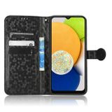 Peněženkové kožené pouzdro HONEYCOMB pro Samsung Galaxy A03 - Černá