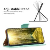 Peňeženkové kožené pouzdro LITCHI pro Samsung Galaxy A54 5G – Zelená