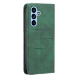 Peňeženkové kožené pouzdro BLOCK pro Samsung Galaxy A54 5G – Zelená