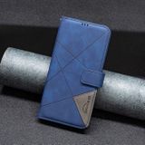 Peňeženkové kožené pouzdro RHOMBUS pro Samsung Galaxy A54 5G – Modrá