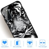 Gumový kryt TPU pro Samsung Galaxy A41 - White tiger