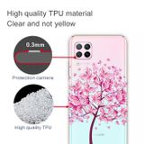 Gumový kryt na Huawei P40 Lite  - Shockproof Painted Transparent -Butterfly Tree