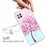 Gumový kryt na Huawei P40 Lite  - Shockproof Painted Transparent -Butterfly Tree