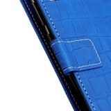 Peňeženkové kožené pouzdro CROCODILE pro Samsung Galaxy A54 5G – Modrá