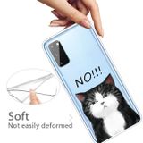 Gumový kryt TPU pro Samsung Galaxy A41 - No Cat