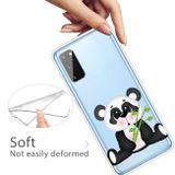 Gumový kryt TPU pro Samsung Galaxy A41 - Bamboo Panda