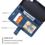 Peněženkové kožené pouzdro SPLICING pro Samsung Galaxy A14 4G/5G - Modrá
