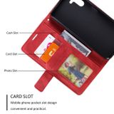 Peněženkové kožené pouzdro SPLICING pro Samsung Galaxy A14 4G/5G - Červená