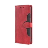 Peňeženkové kožené pouzdro LEATHER pro Samsung Galaxy S23 5G – Červená