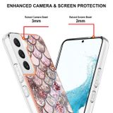 Gumový kryt IMD pro Samsung Galaxy S23 5G - Růžové šupiny