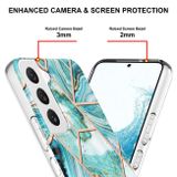 Gumový kryt ELECTROPLATING pro Samsung Galaxy S23 5G - Modrá