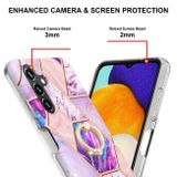 Gumový kryt SPLICING pro Samsung Galaxy A14 4G/5G - Světle fialová