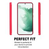 Gumový kryt GOOSPERY pro Samsung Galaxy S23 5G - Růžově červená