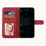 Peňeženkové kožené pouzdro STITCHING pro Samsung Galaxy A54 5G – Červená