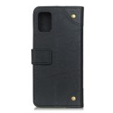 Peněženka kožené pouzdro pro Xiaomi Mi 10 Lite - černá