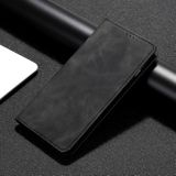 Peněženkové kožené pouzdro Skin Flip na Oppo A58 5G - Černá