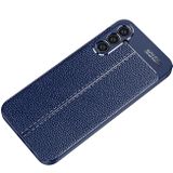 Gumový kryt LITCHI pro Samsung Galaxy A34 5G - Modrá