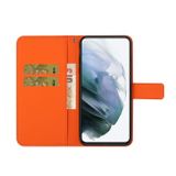 Peněženkové kožené pouzdro ETHNIC pro Samsung Galaxy A34 5G - Oranžová