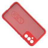 Gumový kryt FLANNEL pro Samsung Galaxy A34 5G - Vínově červená