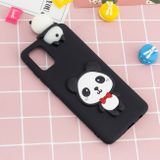Gumový kryt 3D pro Samsung Galaxy A41 - Panda with Red Bow