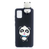Gumový kryt 3D pro Samsung Galaxy A41 - Panda with Blue Bow