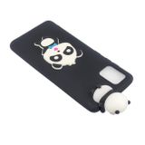 Gumový kryt 3D pro Samsung Galaxy A41 - Panda with Blue Bow