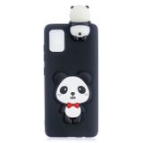 Gumový kryt 3D pro Samsung Galaxy A51 - Panda with Red Bow