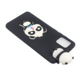 Gumový kryt 3D pro Samsung Galaxy A51 - Panda with Blue Bow