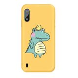 Gumový kryt pro Samsung Galaxy A10 - Yellow Crocodile Bird