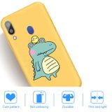 Gumový kryt na Samsung Galaxy A30 - Yellow Crocodile Bird