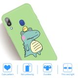 Gumový kryt na Samsung Galaxy A30 - Green Crocodile Bird