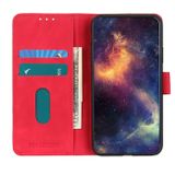 Peněženkové kožené pouzdro KHAZNEH Retro pro Samsung Galaxy A24 - Červená