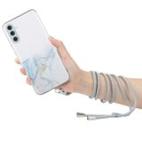 Pryžový kryt Hollow Marble pro Samsung Galaxy A05s - Šedá
