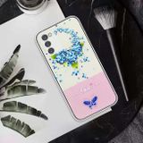 Gumový kryt BRONZING pro Samsung Galaxy A34 5G - Hortenzie