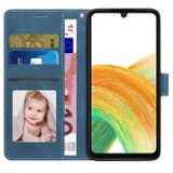 Peněženkové kožené pouzdro Fantasy pro Samsung Galaxy A24 - Modrá