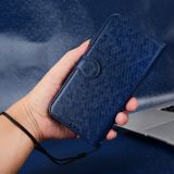 Peněženkové kožené pouzdro HONEYCOMB pro Samsung Galaxy A34 5G - Modrá