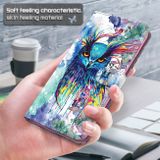 Peňeženkové 3D puzdro PAINTING pro Samsung Galaxy A34 5G - Akvarelová sova